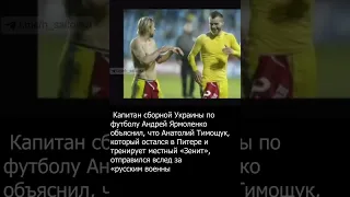 Андрей Ярмоленко объяснил, что Анатолий Тимощук, оправился вслед за «русским военным кораблём».