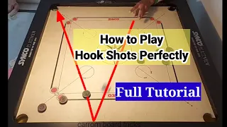 How to Play Carrom Hook Shots Perfectly | Carrom Board Tricks
