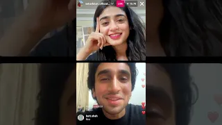 Sehar Khan & Hamza Sohail Full Instagram Live #seharkhan #trending #hamzasohail #farmeed #fairytale