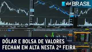 Dólar e bolsa de valores fecham em alta nesta 2ª feira | SBT Brasil (09/01/23)