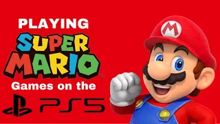 PLAYING SUPER MARIO GAMES ON THE PS5 (MAR10 DAY 2021)