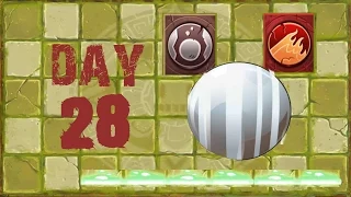 Plants vs Zombies 2 - Lost City - Day 28 [Trap Tiles] No Premium