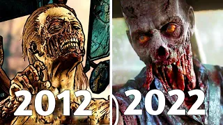 Evolution of The Walking Dead Games 2012-2022 #thewalkingdead