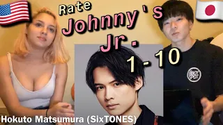 ジャニーズJr.10人のルックスをアメリカ人に採点させてみた Rate Jpop Idols (Johnny's Jr.) 1-10【海外の反応】