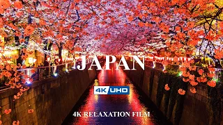 JAPAN 4K UHD | Cinematic Video Nature with Calming Music | Meditation Music | Relaxing Music