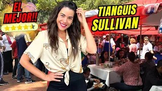DELICIOSA COMIDA en el TIANGUIS SULLIVAN 😱 ¡De TODO HAY! |MEXICO| 4K