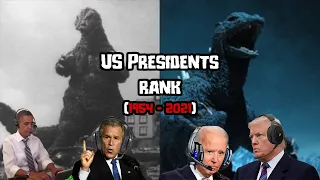 US Presidents rank Godzilla Movies (1954 - 2021)