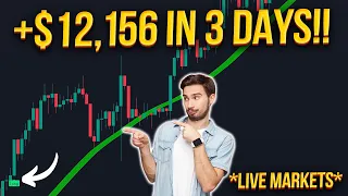 FREE TradingView indicators made +$12,156 in 3 days *LIVE MARKET TRADING*