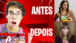 ANTES E DEPOIS DOS ATORES DE MORANGOS COM AÇÚCAR 1!!!