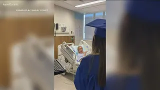 A Hopkins grad traveled more than a thousand miles to surprise her grandmother in the hospital