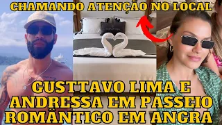 Gusttavo Lima e Andressa Suita em Passeio ROMÂNTICO em Angra dos Reis viram ATRAÇÃO no local