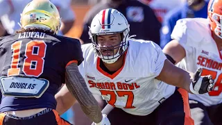 New Green Bay Packers OL Jordan Morgan Highlights, Combine Results - Senior Bowl - OL Kansas