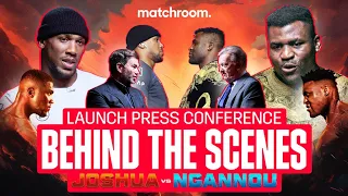 Go Behind The Scenes At The Anthony Joshua Vs Francis Ngannou Presser
