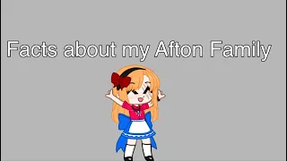 Facts about my Main FNAF AU | Remake | Afton Family | Part 1