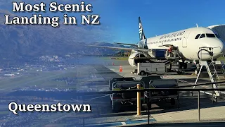 The Most Beautiful (and Crazy!) Landing in New Zealand: Air New Zealand's A320 to Queenstown