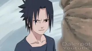 Sasuke ve que el rasengan de Naruto es mas fuerte que su chidori
