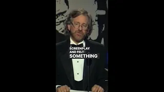 Steven Spielberg on writing his first Screenplay! #shorts