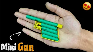 how to make mini paper gun easy and fast that shoots