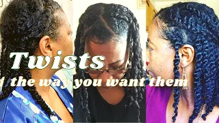 How To TWIST Fine Natural Hair: BEST STRATEGIES for the SMOOTHEST, SHINIEST Twists!