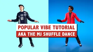 How To Do The Popular Vibe Dance (Aka The MJ Shuffle) | Easy Dance Tutorial