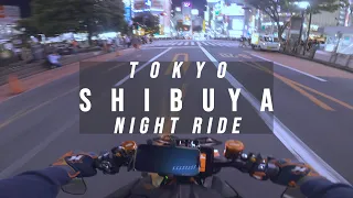 TOKYO Shibuya 🚀Night ride | KTM 1290 super duke R | AKRAPOVIC sound
