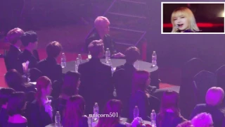 170222GAON BTS reaction to BLACKPINK playing with fire