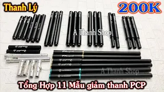 Báo Giá Công Khai 11 Mẫu Giảm Thanh PCP từ 200K | Giảm Âm Cực Êm Cho Súng Condor - FX - Truyền Thống