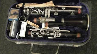 CLARINET MY ANTIQUE FRENCH CLARINET UNBOXING