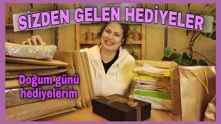 SİZDEN GELEN HEDİYELERİ AÇTIM // DOĞUM GÜNÜ HEDİYELERİM