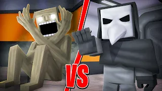 SCP-096 vs. SCP-049 | The Shy Guy & Plague Doctor | Minecraft SCP Foundation