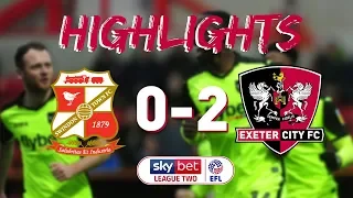 HIGHLIGHTS: Swindon Town 0 Exeter City 2 (1/1/19) EFL Sky Bet League 2