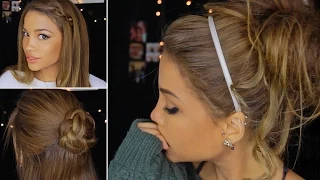 4 Cute & Lazy Winter Hairstyles!