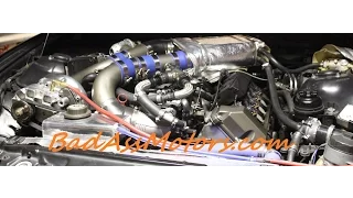 supercharged V8 BMW e39 540i 6 (544i) vs drift burnout