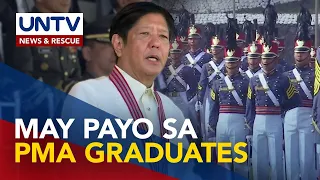 310 kadete ng PMA Madasigon Class of 2023, nagtapos na; PBBM, may payo sa mga bagong sundalo