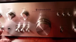 Kenwood Ka 7300 integrated amp demonstration