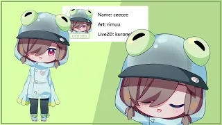 【Showcase】ceecee (Live2D chibi Vtuber model)