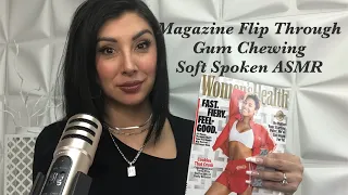 Womens Health Magazine Walk through ASMR/ soft spoken/ Gum Chewing