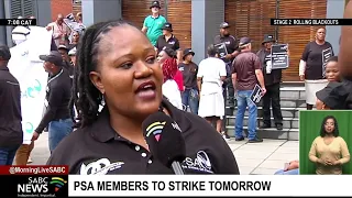 PSA members to strike on Thursday