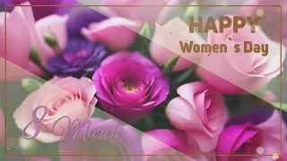 💖8 MARCH💖Happy Women's Day!💖Greeting Wishes Card #8march #womensday