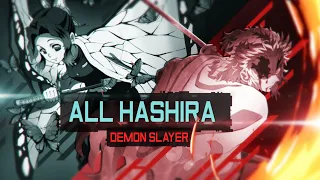 All Hashira - Kimetsu No Yaiba [POWER LEVELS] [UPDATED VERSION] [60FPS] [SPOILERS]