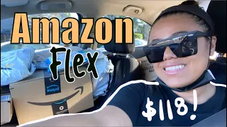 MY FIRST AMAZON FLEX BLOCK! I LIKE IT 😊 #amazonflex