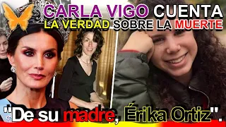 🦋 Carla Vigo, sobrina de la reina Letizia, cuenta la verdad sobre la muerte de su madre.@Mascoalba