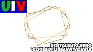 BASE! | UIV - Un Italiano Vero - Lezioni di lingua italiana