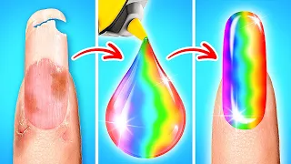 CHEAP NAIL REPAIR IDEAS || 3D Pen Decor And Jewelry DIY Ideas and Hacks by 123 GO! SCHOOL