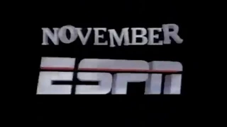 1989 ESPN November PROMO & COMMERCIALS Part 1