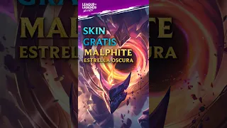 SKIN GRATIS ESTRELLA OSCURA MALPHITE #WildRift #mobilegaming #freeskin