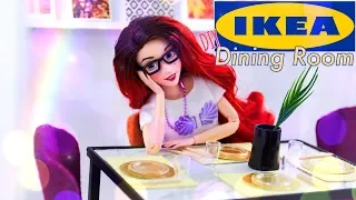 DIY - How to Make: Doll IKEA inspired Dining Room | Table | Chairs & more