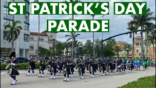 St Patrick's Day Parade LIVE Hollywood Florida 2024