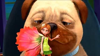 Barbie Presents Thumbelina: The Twillerbees are chased by Makena's dog