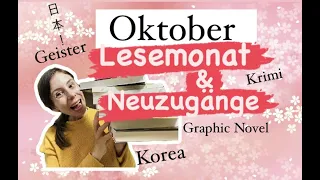 Oktober I Lesemonat & Neuzugänge I Japan, Korea, Malaysia, Brasilien (Krimi, Geister, Graphic Novel)